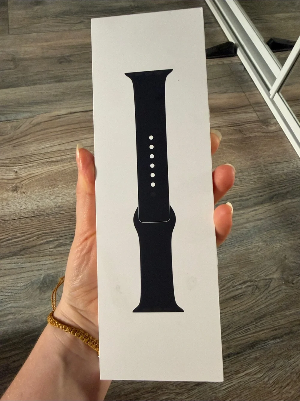 Black Apple Silicone Watch series 11 Band - Boxed
